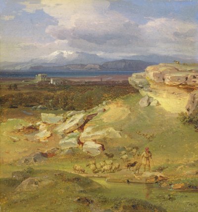 Landscape near Corinth, c.1835 by Carl Rottmann